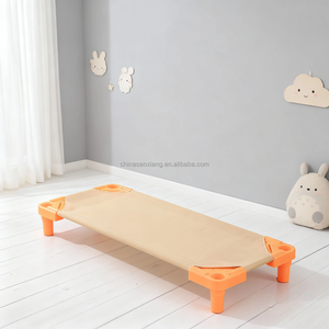 Cama de cuna de bebé portátil respetuosa con el medio ambiente apilable cama preescolar fácil de limpiar para jardín de infantes - Product Image 4