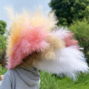 Botte de roseaux des marais artificiels, 10 pièces, décoration en peluche, pour mariage, prix de gros - Product Image 4