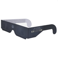 Conception personnalisée Certifié ISO Affichage Eclipse Papier Lunettes Lunettes Solar Eclipse