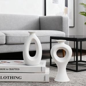 <span class=keywords><strong>Plantas</strong></span> <span class=keywords><strong>Artificiales</strong></span> Decoración del Hogar Estilo Nórdico Moderno Rústico Moderno Flor Decorativa <span class=keywords><strong>Jarrones</strong></span> de Cerámica - Product Image 4