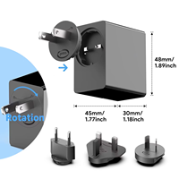 Adaptateur secteur USB-C PD45W GaN pour casque AI, lunettes VR Meta Quest Pro, détecteur de réseau, tablette mobile, iPad