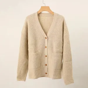 羊绒女式毛衣舒适羊绒开衫内蒙古厂家定制冬季长成人多100% 羊绒610g