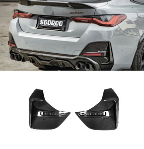 Évent <span class=keywords><strong>de</strong></span> garniture <span class=keywords><strong>de</strong></span> pare-chocs arrière en Fiber <span class=keywords><strong>de</strong></span> carbone sec <span class=keywords><strong>de</strong></span> Style SOOQOO pour <span class=keywords><strong>BMW</strong></span> série <span class=keywords><strong>4</strong></span> berline <span class=keywords><strong>4</strong></span> portes G26 2020 + - Product Image 1