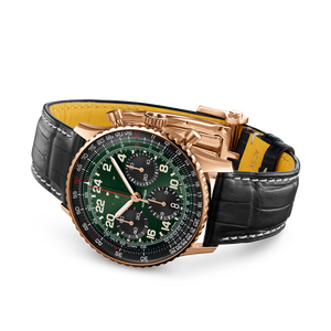 Montre mécanique à quartz en acier inoxydable à trois cadrans, règle de chronométrage, style aviation sportif, rétro et de haute qualité, pour Breitling - Product Image 5