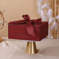 Boîte cadeau enveloppe en velours de luxe, multicolores, emballage vide pour mariage et cadeaux de fêtes spéciales