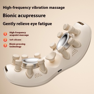 Mascarilla Eléctrica <span class=keywords><strong>de</strong></span> Masaje Ocular 4D con Presión <span class=keywords><strong>de</strong></span> Aire, Calor y Vibración, Caliente y Frío, con Certificación CE RoHS, OEM, Equipo Facial Inteligente - Product Image 6