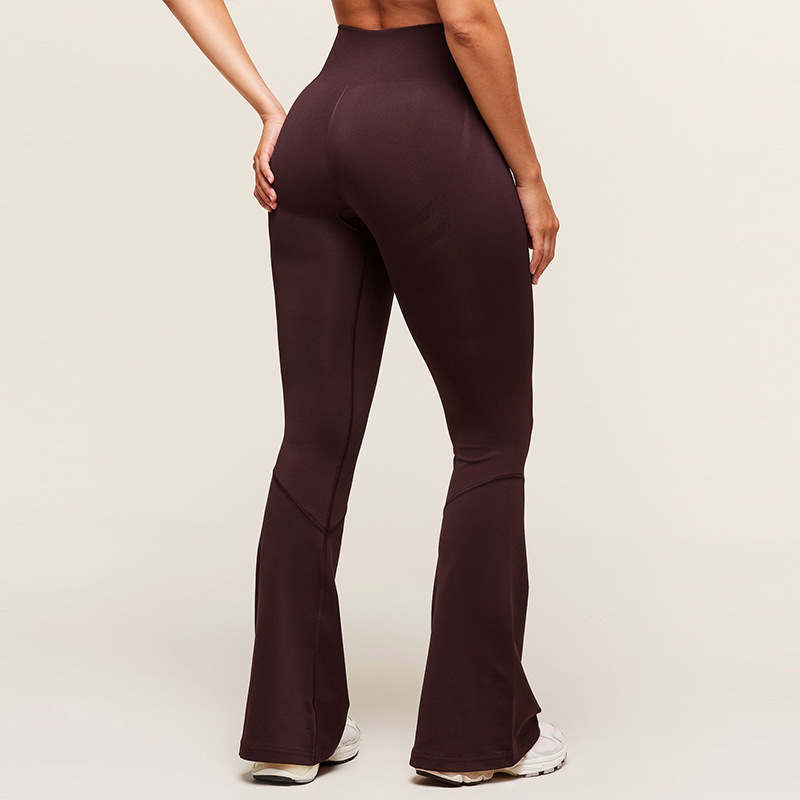 Flared Pants Cherry Purple