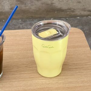 Vaso de Café de Acero Inoxidable de Boca Ancha con Aislamiento al Vacío de 280 ml, con Diseño de Diamantes, para el Hogar, la Oficina y Viajes, Compra al por Mayor - Product Image 1