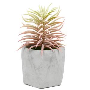 Planta Artificial Realista con Puntas en Degradado <span class=keywords><strong>de</strong></span> Verde a Oro Rosa <span class=keywords><strong>para</strong></span> Arreglos Decorativos y Decoración del Hogar - Product Image 4
