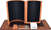 Cama y Manta de Sauna Infrarroja Acrílica Moderna con Terapia de Luz Roja e Iones Negativos, Cápsula de Spa Infrarrojo para Saunas Secas