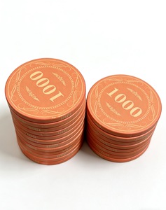 Jetons de poker en céramique écologiques de qualité <span class=keywords><strong>casino</strong></span>, 50 mm, 16,2 g, avec logo personnalisé, <span class=keywords><strong>roulette</strong></span> intégrée, jeton de jeu et plateau de haute qualité - Product Image 2