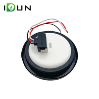 Feu arrière rond à LED de 12 V 4 pouces pour remorque de camion Luz Trasera avec œillet en PVC et prise Feu stop à LED homologué DOT