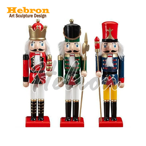 Figurine Casse-Noisette <span class=keywords><strong>Soldat</strong></span> en Résine Thème Amour <span class=keywords><strong>Rose</strong></span>, Ornements Miniatures Réalistes pour Fête - Product Image 6