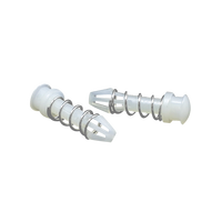 Rivets à ressort pour dissipateur de chaleur HSR-9-4, Nylon 66, fixation par enfuitement, rivets pour dissipateur de chaleur en nylon avec ressort en acier pour montage sur circuit imprimé