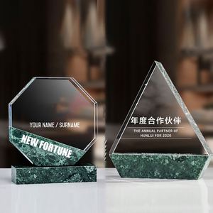 Ligue de personnalisation en gros d'usine, Trophée Trophée de marbre Bases Crystal Award/ - Product Image 4