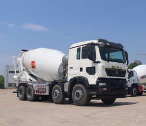 SINOTRUK HOWOコンクリート機械ミキサーセメント混合機8x4 14cbm 14m3 - Product Image 3