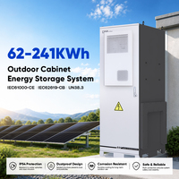 DAH en stock dans le monde entier 112 kWh 665 mm SOC Auto-calibrable LiFePO4 Basse Décharge Armoire ESS Armoire de Stockage Extérieure