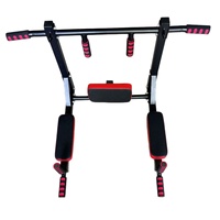 Barra de dominadas universal portátil para montar en la pared, para deportes y fitness, para ejercicios de flexiones y abdominales.