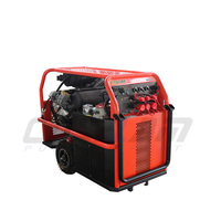 Groupe hydraulique portable de petite taille, amovible, 35 CV, 30-40 lpm, double circuit, grand débit