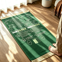 Tapis de prière moderne en mousse à mémoire de forme, pliable et antidérapant, idéal pour les programmes éducatifs, l'usage domestique et les cadeaux personnalisés – Direct Usine
