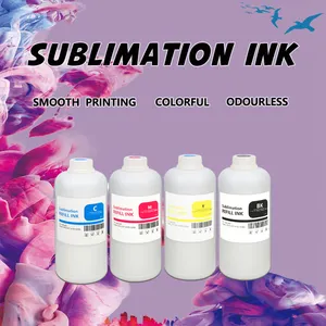 4 warna 1000ml pewarna sublimasi tinta untuk Epson Printer L8050 sublimasi tinta i3200 untuk Printer Inkjet