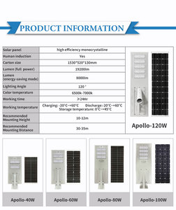 โคมไฟถนนพลังงานแสงอาทิตย์รุ่นโปร ปี 2026 โคมไฟถนน LED พลังงานแสงอาทิตย์อะลูมิเนียมทันสมัย โคมไฟถนนพลังงานแสงอาทิตย์กันน้ำสำหรับภายนอกอาคาร - Product Image 3