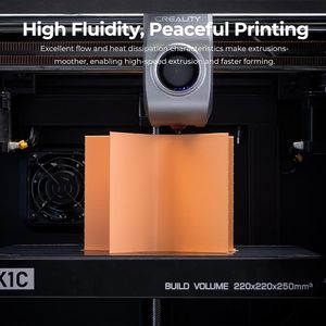 Filamento Creality Ender Fast PLA de 1.75mm, 2kg, Negro y Blanco, para Impresora 3D, Impresión de Alta Velocidad - Product Image 6