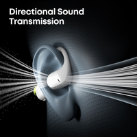 Casque audio à conduction osseuse OEM, son stéréo HiFi, étanche IP67, ajustement confortable, sans fil, avec mode MP3