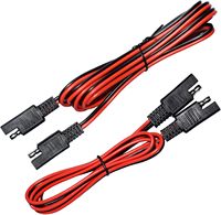 Câble d'extension SAE, connecteur 18AWG SAE à SAE faisceau de câbles à déconnexion rapide, câble d'extension de panneau solaire