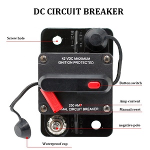42 В DC 40A 50A 60A 70A 80A 100A 150A 200A 250A 300A судовой автомобиль на солнечной батарее, автомобильный автоматический выключатель - Product Image 3