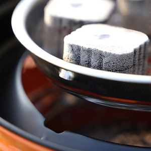 Taşınabilir Modern Alaşımlı Metal Turuncu Dumansız Kömürlü Izgara Alev Güvenlik Cihazı Çok Fonksiyonlu Kolay Temizlenen Piknik İç/Dış Mekan - Product Image 2