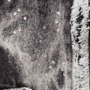 Heavyweight Custom Vintage Distressed Acid Wash Cargo Pocket <b>Black</b> Oversized Cropped Fringe Flare Sleeve <b>Jean</b> Denim <b>Jacket</b> - Product Image 6