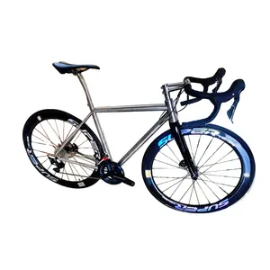 Shimano groupset 21 गति टाइटेनियम सड़क बाइक टाइटेनियम फ्रेम बाइक