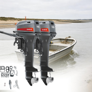 Nouveau moteur hors-bord à essence 2 temps 15 CV à faibles vibrations pour les trajets courts avec boîte de vitesses - Product Image 2