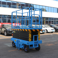 Plateforme élévatrice mobile électrique hydraulique à ciseaux, table élévatrice industrielle robuste