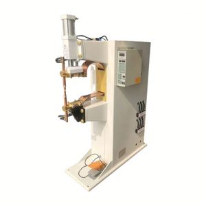 Machine de soudage par points pneumatique industrielle pour l'acier inoxydable, les fils métalliques et les tuyaux thermiques, avec fonction de soudage par points des écrous - Product Image 1