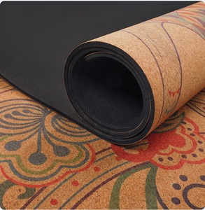Tapete de Yoga Ecológico con Logotipo Personalizado, Grosor de 4mm/5mm/6mm, con Correa de Transporte, Antideslizante, de Corcho y Goma de Alta Calidad - Product Image 4