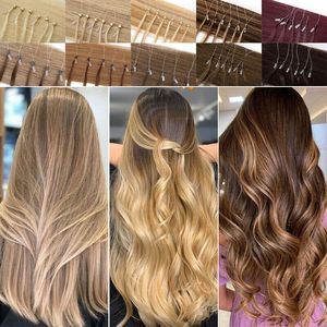 Chất lượng hàng đầu đôi rút ra Trinh Nữ tóc thẳng 6D H6 phần mở rộng tóc 100% tóc thật của con người - Product Image 2