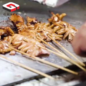 Commercieel Restaurant <span class=keywords><strong>Gas</strong></span> Bakplaten Halve Plaat Grills Roestvrij Staal 700Cm Pannen Vlam Elektrische Vlakke Top Grill - Product Image 6