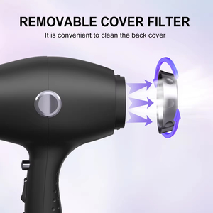 Sèche-cheveux professionnel haute puissance 2400W-2700W pour salon de coiffure, séchage rapide, haute vitesse, vente en gros - Product Image 4