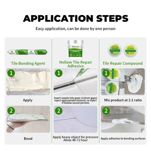 Eco-Friendly Fast-Curing Formaldehyde-Free Tile <b>Adhesive</b> Series for Bonding Hollow Ceramic Repair Work with No Demolition Needed - Product Image 6