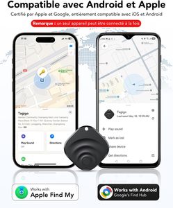 Pelacak udara pintar untuk IOS/Android bekerja dengan Google untuk Find My App IP67 tahan Air kunci/Item/pelacak bagasi - Product Image 2