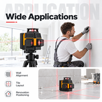 Niveau laser rouge 12 lignes ZhonNa, haute précision, alignement automatique, instrument optique de positionnement pour pneus et roues, équipement de détection