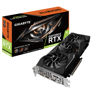 Carte graphique de jeu <span class=keywords><strong>GIGABYTE</strong></span> GeForce <span class=keywords><strong>RTX</strong></span> <span class=keywords><strong>2070</strong></span> <span class=keywords><strong>SUPER</strong></span> WINDFORCE OC 8G d'occasion avec 8 Go de mémoire GDDR6 et interface mémoire 256 bits - Product Image 1