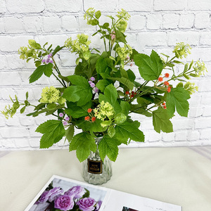 Guirlande de fleurs artificielles Meiyu Craft, 73 cm, feuilles en plastique avec fleurs colorées pour décorations de maison et de mariage - Product Image 3