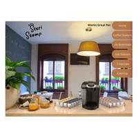 Support de rangement pour capsules de café Nespresso en acrylique écologique, non pliable, 35 emplacements, design personnalisé