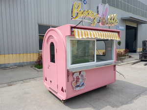 Best Selling Boba Beverage Ball Shape Outdoor Street Food Apple Green Coconut Kiosk Lemon-shaped Juice <b>Bar</b> - Product Image 3