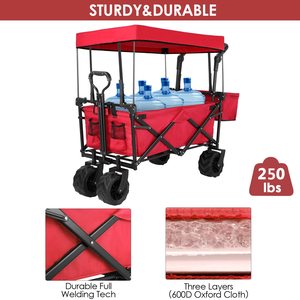 Mini Camping Trolley Folding <strong>Wagon</strong> <strong>Beach</strong> Cart Foldable Outdoor Utility <strong>Wagon</strong> Foldable Cart <strong>Wagon</strong> - Product Image 3