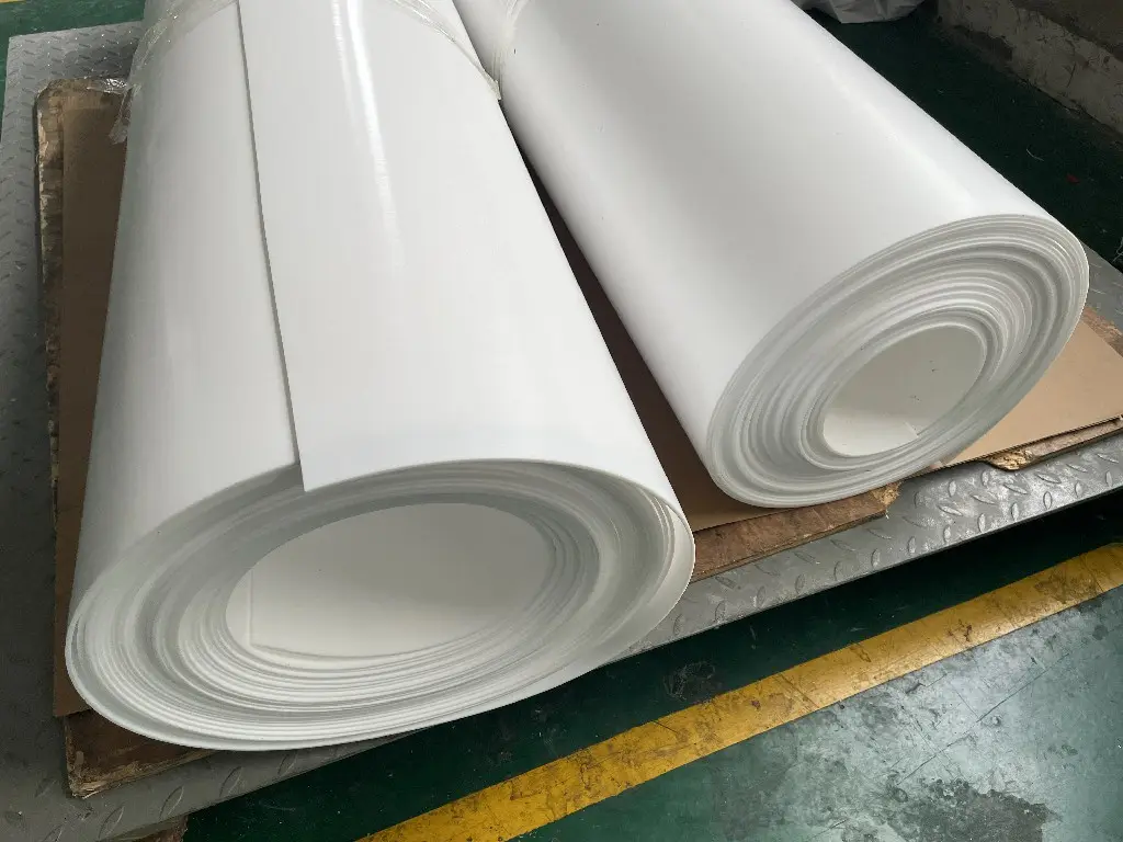 Preço grossista plástico folha resistência à temperatura PTFE folha PTFE Skived folha rolos