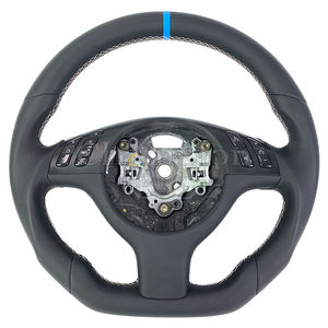 Para <span class=keywords><strong>BMW</strong></span> Sport volante negro hecho a mano cuero coche volante para <span class=keywords><strong>BMW</strong></span> <span class=keywords><strong>M3</strong></span> <span class=keywords><strong>E46</strong></span> E39 E53 <span class=keywords><strong>330ci</strong></span> 325i Series - Product Image 1